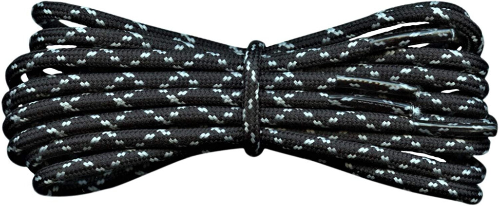 3 Mm Round Shoelaces For Walking Hiking Trekking Shoes Boots 