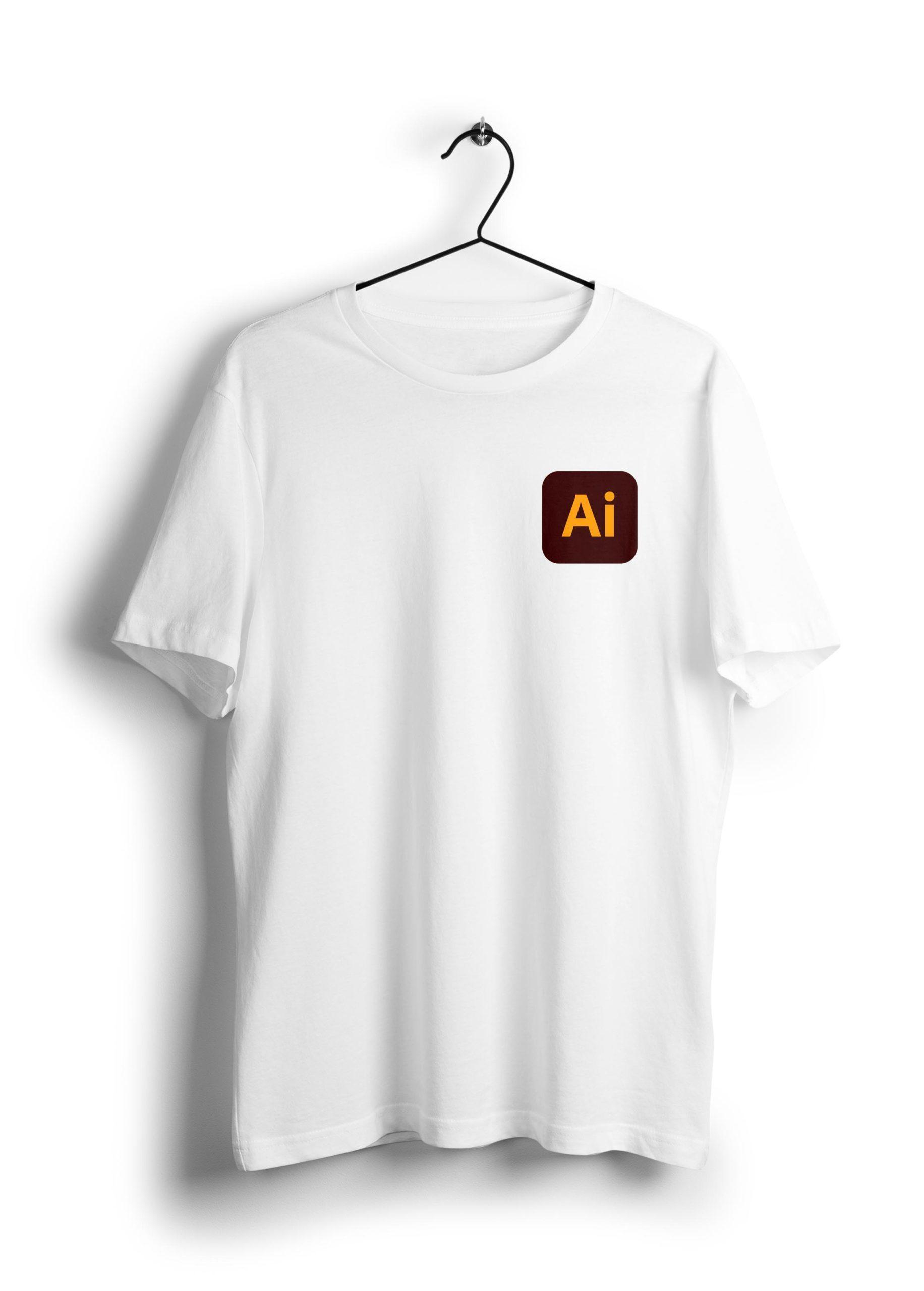 Adobe Illustrator Unisex Half Sleeve T Shirt CrazyMonk