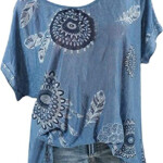Amazon Xinantime Women Blouse Print Short Sleeve Casual T Shirts