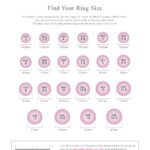 BlissJ Ring Size Chart For Free NOT FOR SALE Download It Etsy Ring