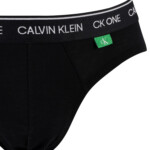 Calvin Klein CK One Hip Briefs Black With White Trim Standout