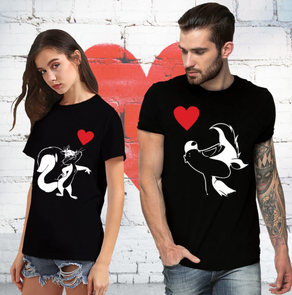 Couples Valentine T shirt T shirt Loot Customized T shirts India 