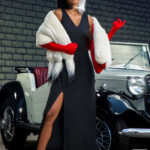 Cruella De Vil Stole Costume For Women