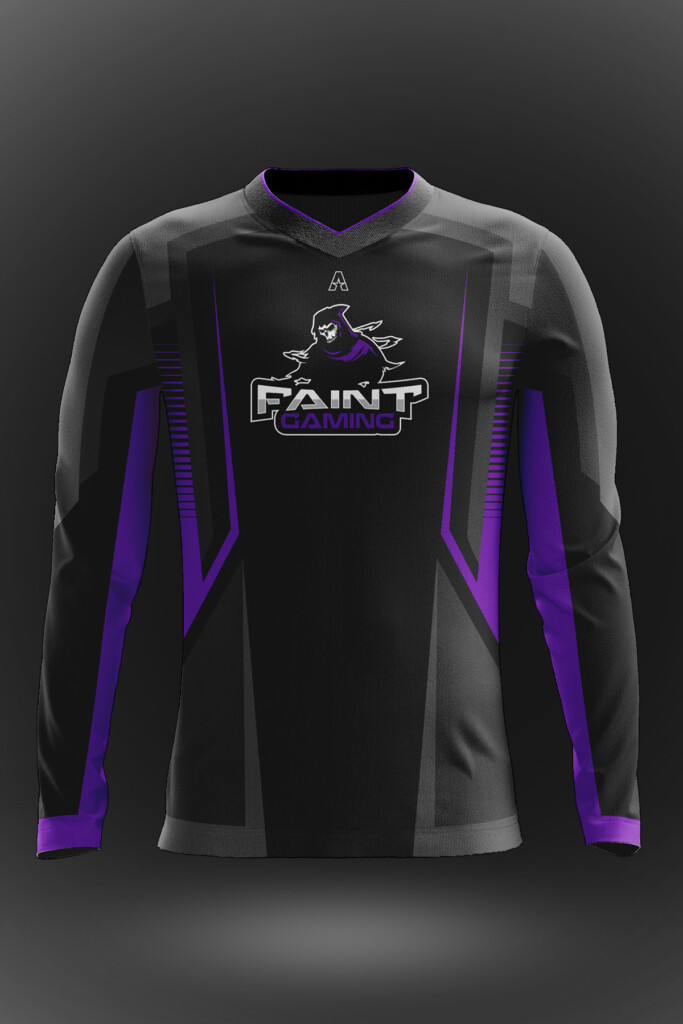 Faint Gaming LS Jersey Akquire Clothing Co 