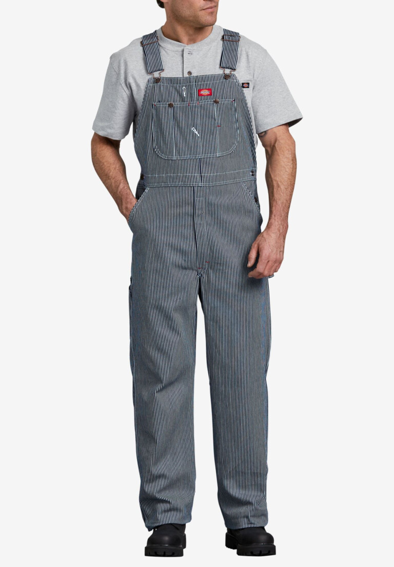 Hickory Stripe Bib Overalls By Dickies Big And Tall Overalls King Size ...