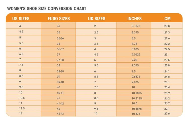 Clothing Size Conversion Chart Mens To Womens - Size-Chart.net