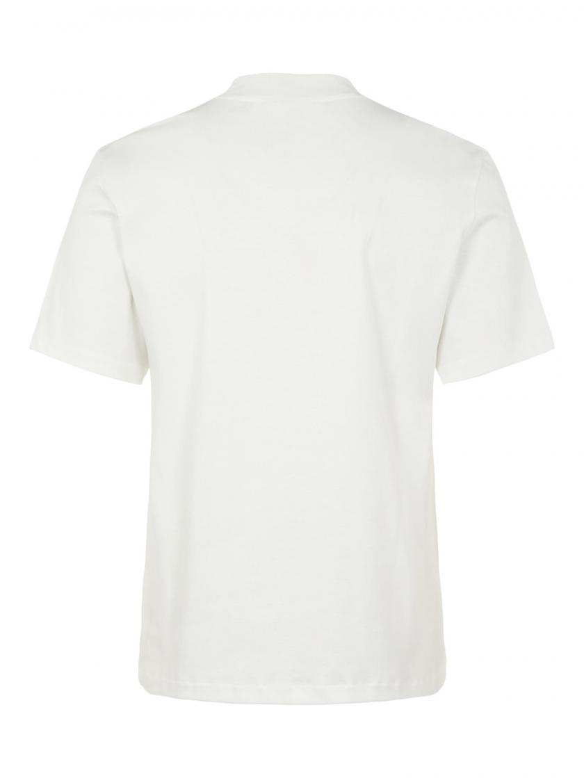 J Lindeberg T shirts Ace Mock Neck T Shirt White Mens Ostomy Cycle