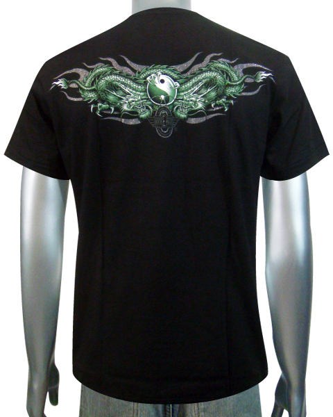 Japanese Tattoo Dragon T shirt T Shirts Mens Tattoo Biker Rock