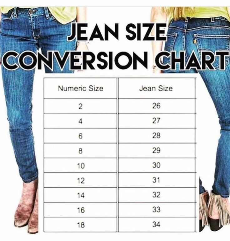 Jean Size Conversion Chart Conversion Chart Fashion Buy Jeans Size