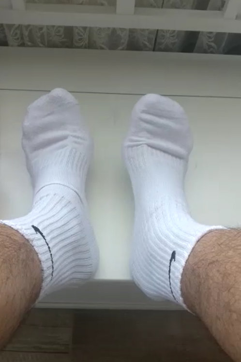 Justin Removes His Shoes Socks And Shoes His Size 17 US Feet