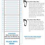 Kids Shoe Size Measurement Guide Shoe Size Chart Kids Toddler Shoe