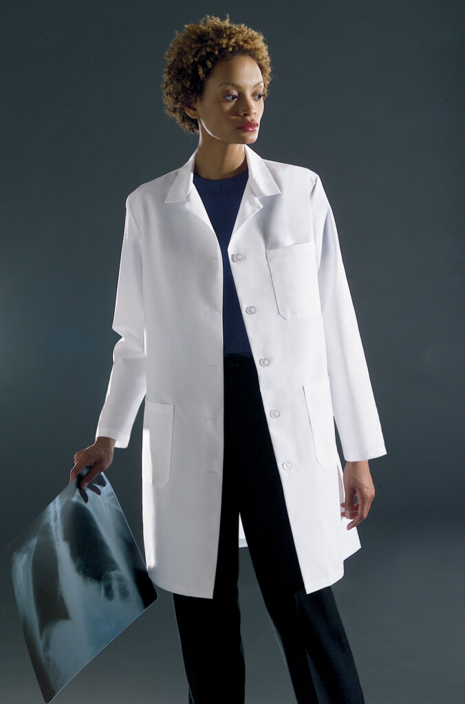 Medline Ladies 36 Staff Length Lab Coat