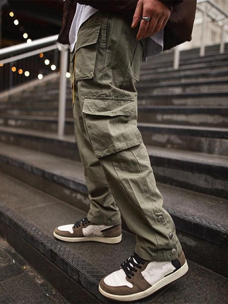 Men s Streetwear Cargo Joggers In 2021 Pants Outfit Men Cargo Pants