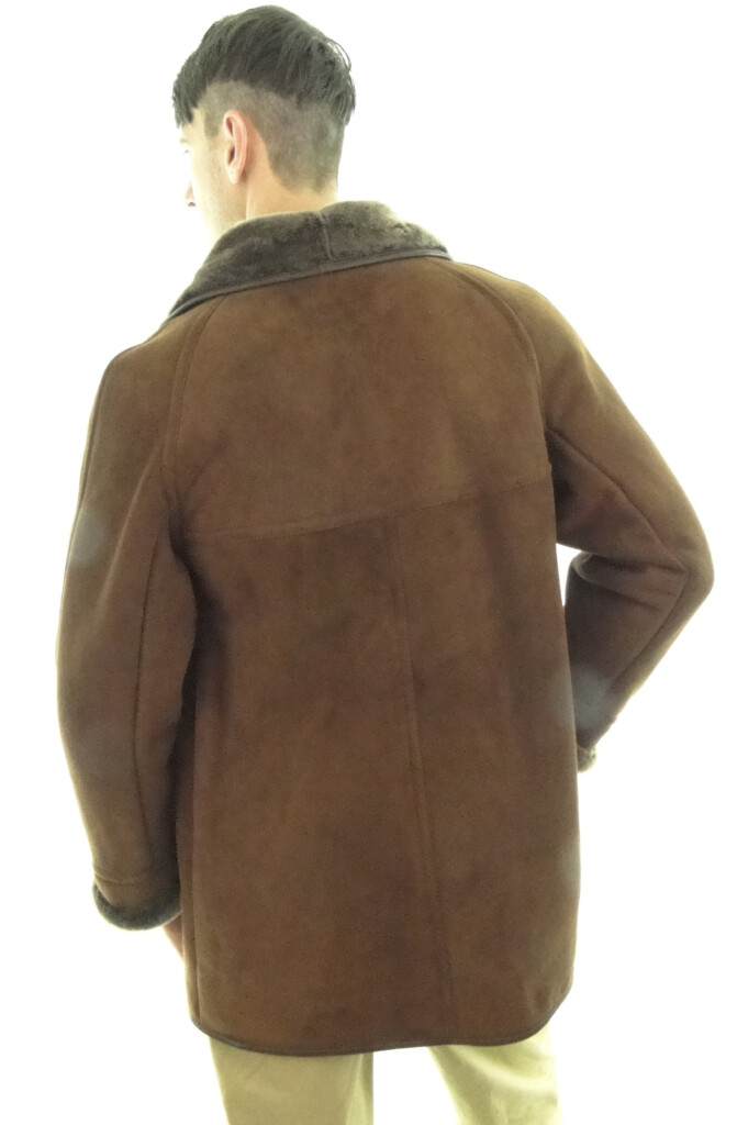Men s Traditional Shearling Sheepskin Coat