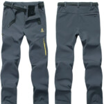 Men s Waterproof Fleece Lining Venture Trekking Hiking Pants Winter