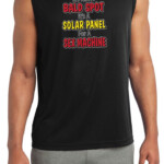 Mens Funny Shirt Not A Bald Spot Sleeveless Moisture Wicking Tee Not
