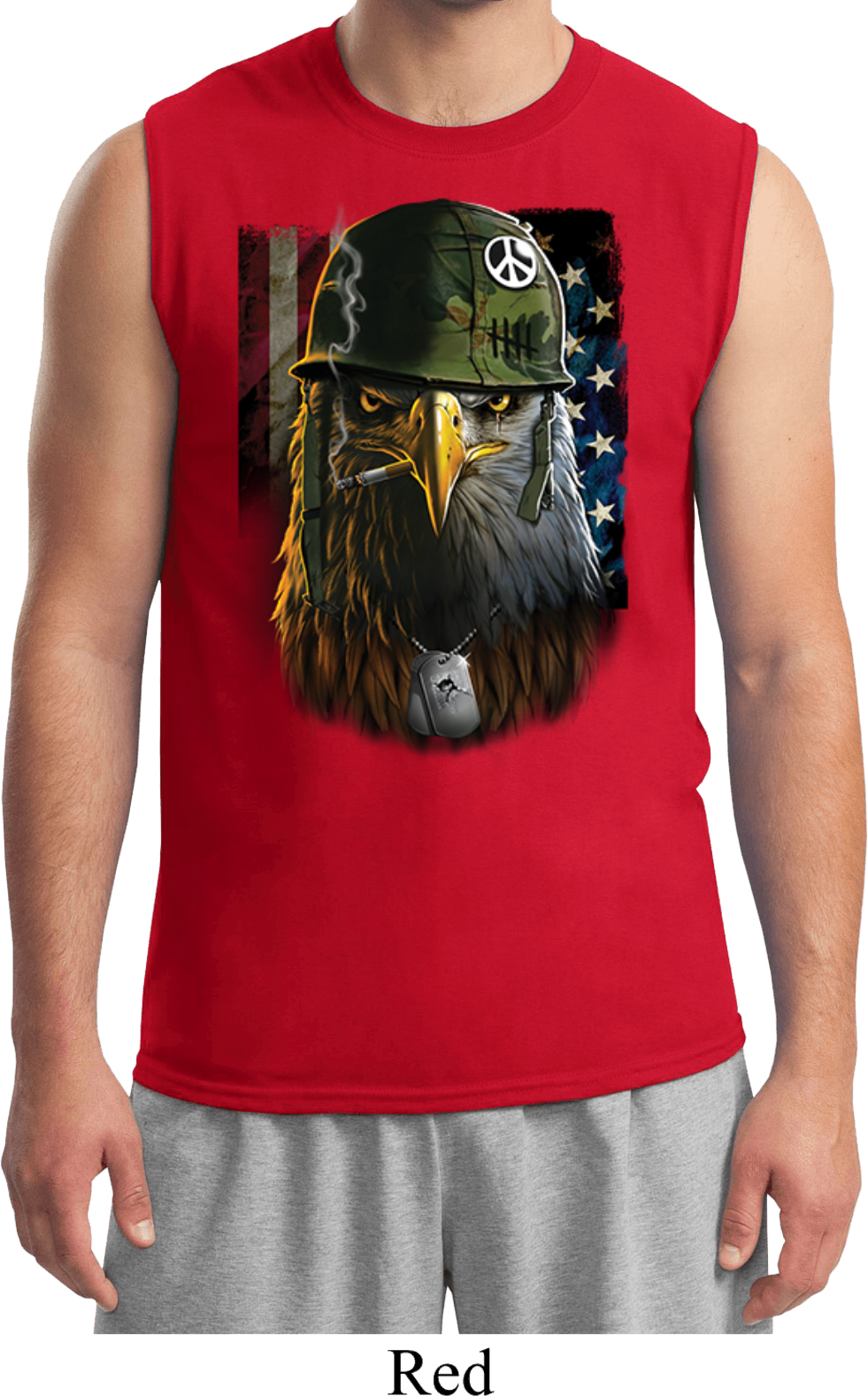 Mens USA Tee American Eagle Muscle Shirt American Eagle Mens Shirts