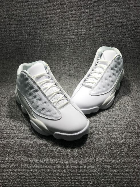 Nike Air Jordan XIII 13 Retro All White Men Shoes Febbuy