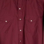 Plains Shirts Vintage Plains Western Cowboy Maroon Pearl Snap Poshmark