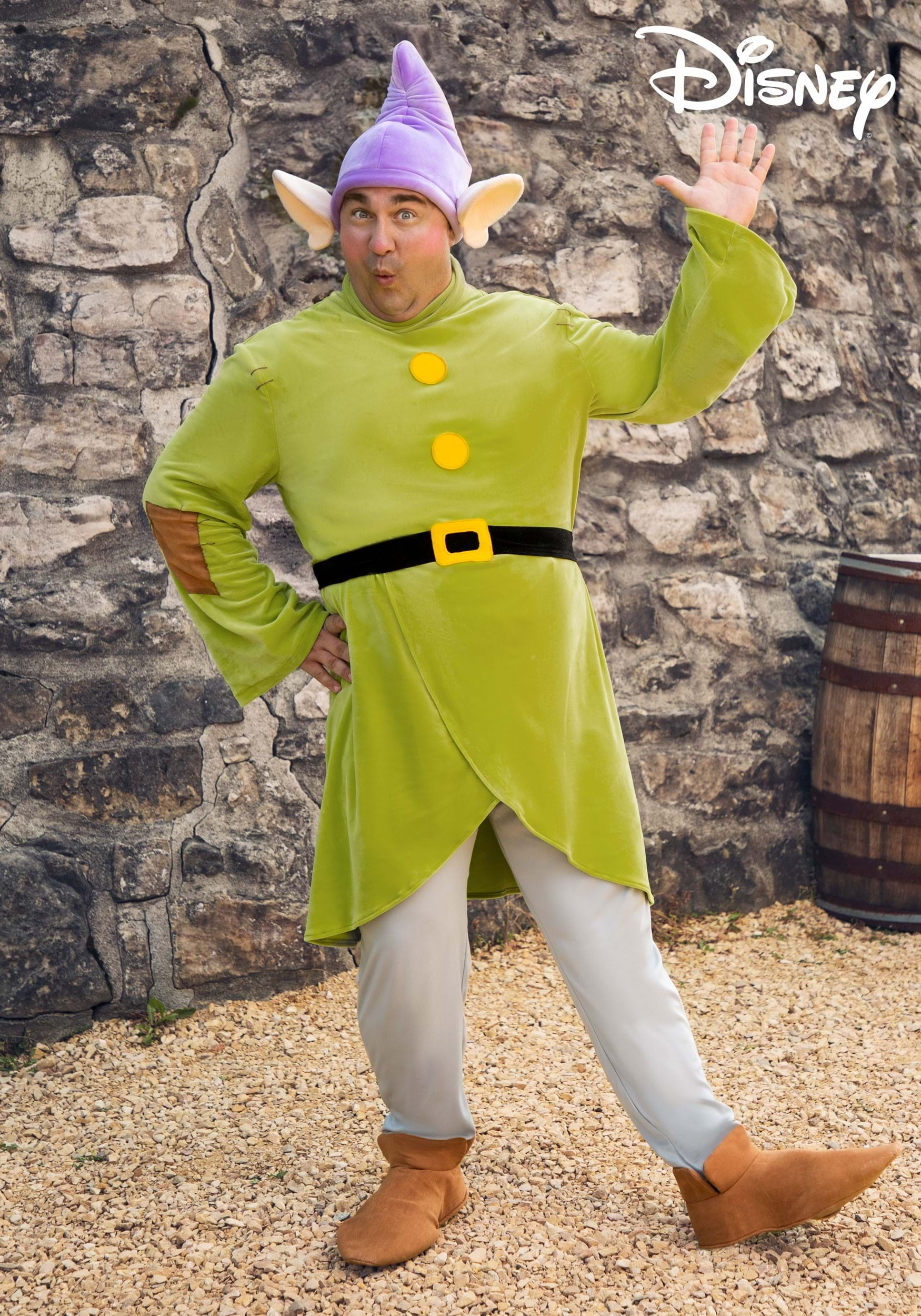 Plus Size Snow White Dopey Costume For Adults