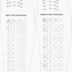 Printable Shoe Size Chart Width Unique 40 Mesmerizing Printable Shoe