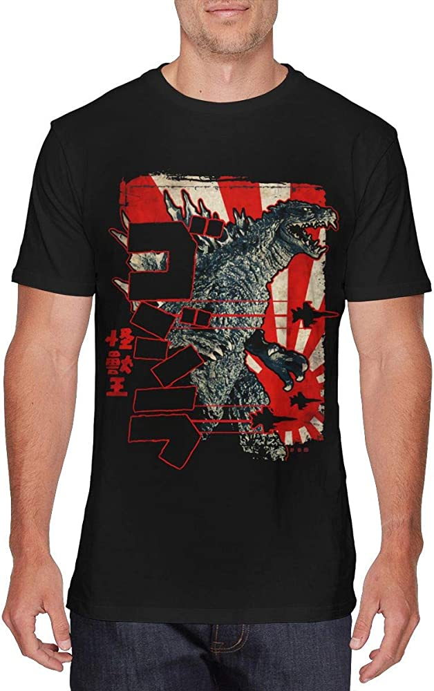 Savae S Vintage Godzilla T Shirt Black Minaze