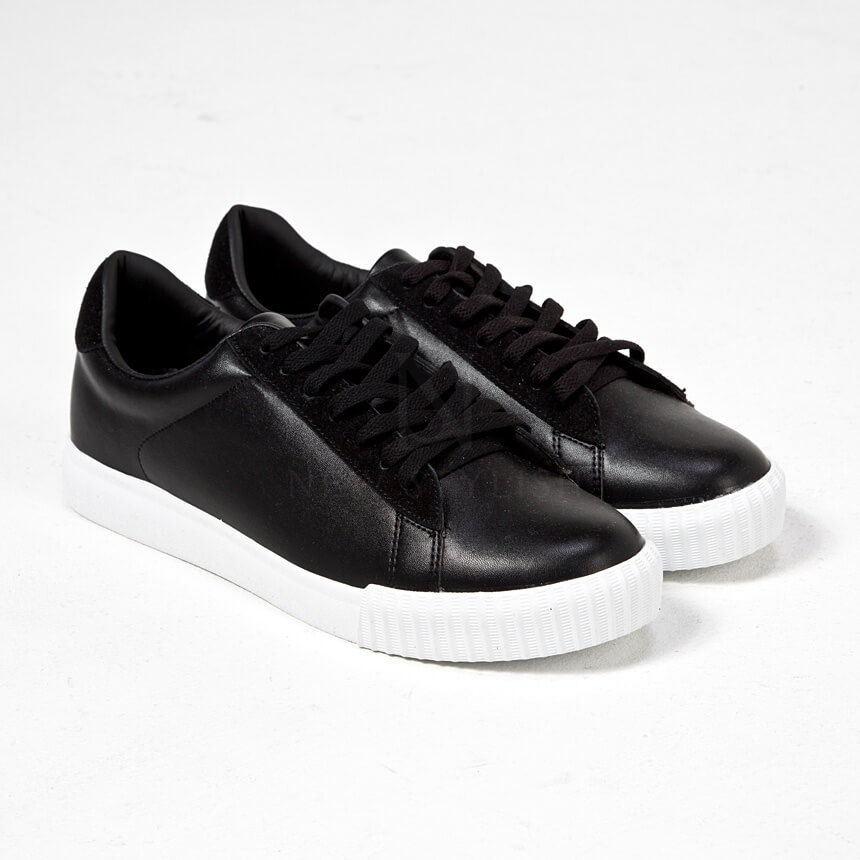 Shoes sold Out Simple Plain Lace up Sneakers 437 For Only 45 00