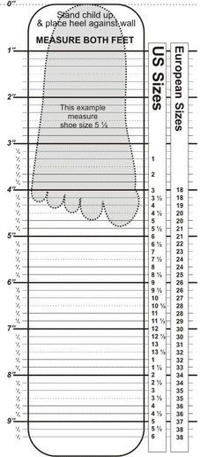 Toddler Shoe Size Chart Stride Rite Google Search Shoe Size Chart