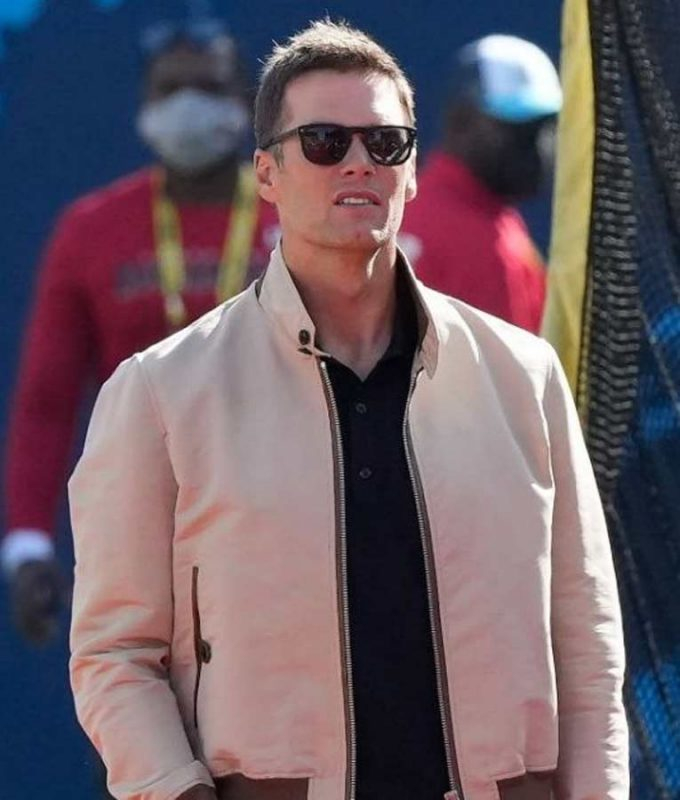 Tom Brady Jacket Post Game Tom Brady Bomber Jacket