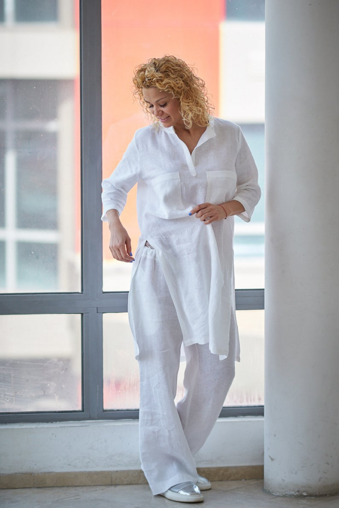 Women Linen Set Summer Linen Set Linen Clothing Plus Size Etsy 