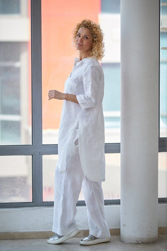 Women Linen Set Summer Linen Set Linen Clothing Plus Size Linen 