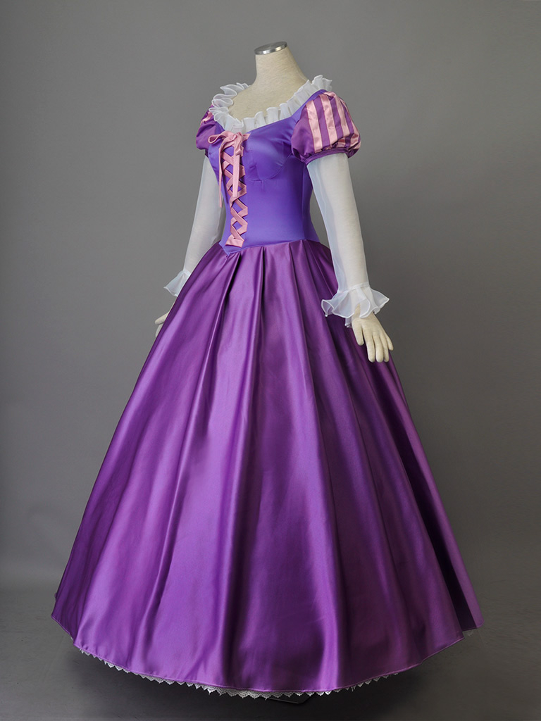 Women s Princess Rapunzel Satin Dress