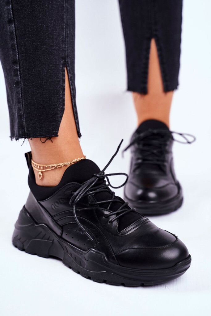Women s Sport Shoes Sneakers Goe Black GG2N3041 Cheap And Fashionable 
