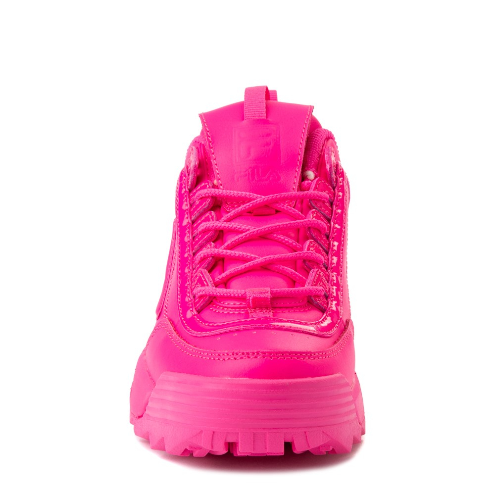 Womens Fila Disruptor 2 Athletic Shoe Glow Pink Monochrome