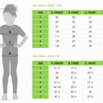 Womens Size Chart Size Chart For Kids Pdf Sewing Patterns Kids Pdf