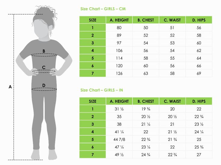 Womens Size Chart Size Chart For Kids Pdf Sewing Patterns Kids Pdf